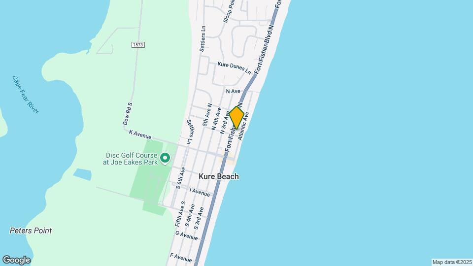 202 N Fort Fisher Blvd Mapa y Detalles de la Ubicación