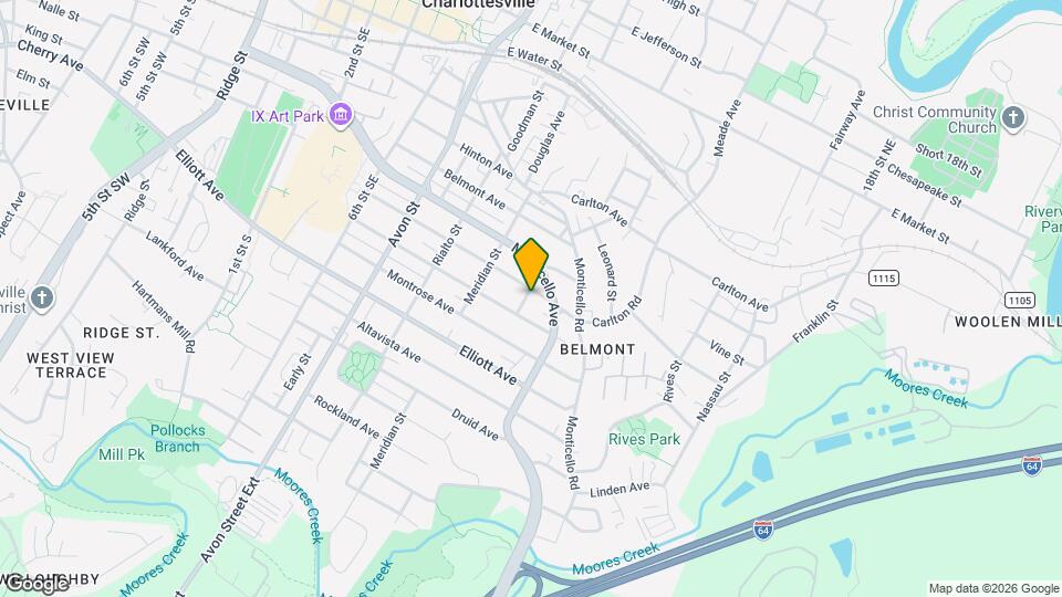 800 Castalia St Map and Location Details