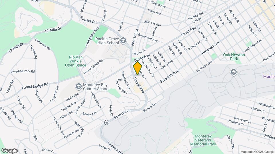 1129 Forest Ave Mapa y Detalles de la Ubicación