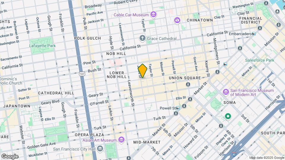 691 Post St Mapa y Detalles de la Ubicación