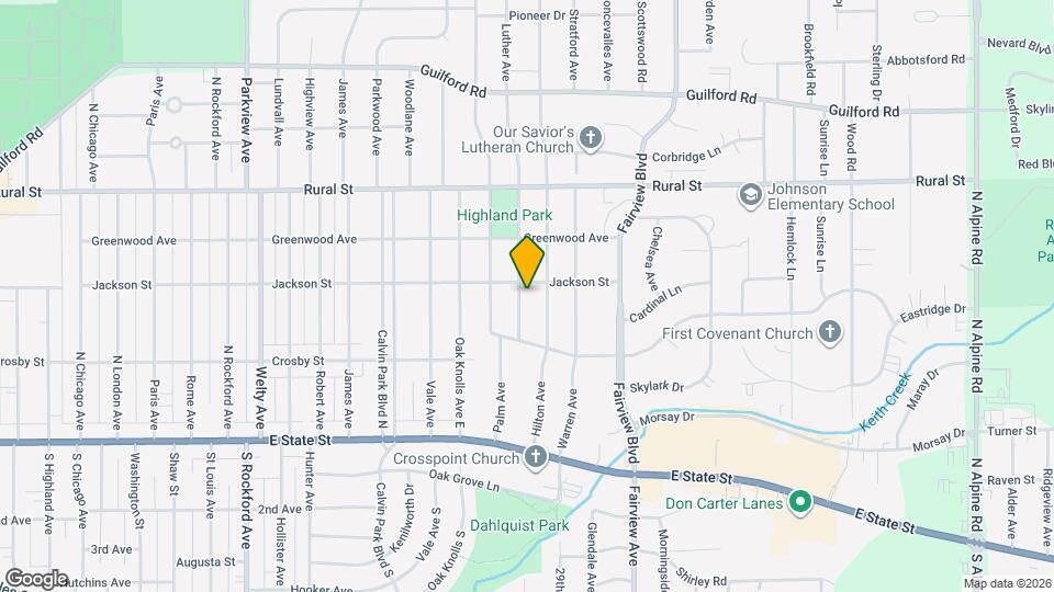 419 Roland Ave Map and Location Details