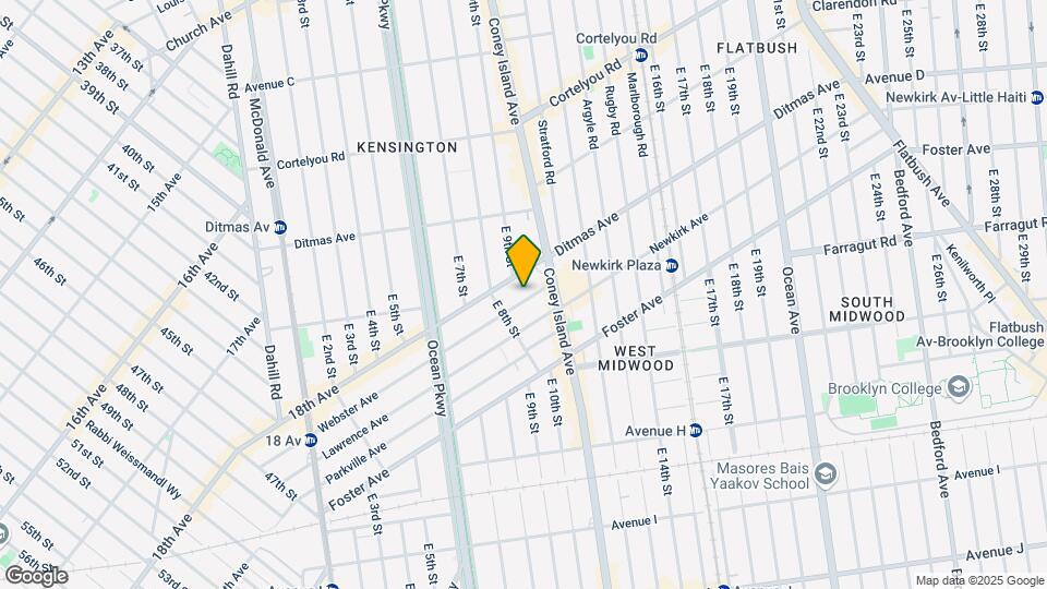 345 Webster Ave Mapa y Detalles de la Ubicación