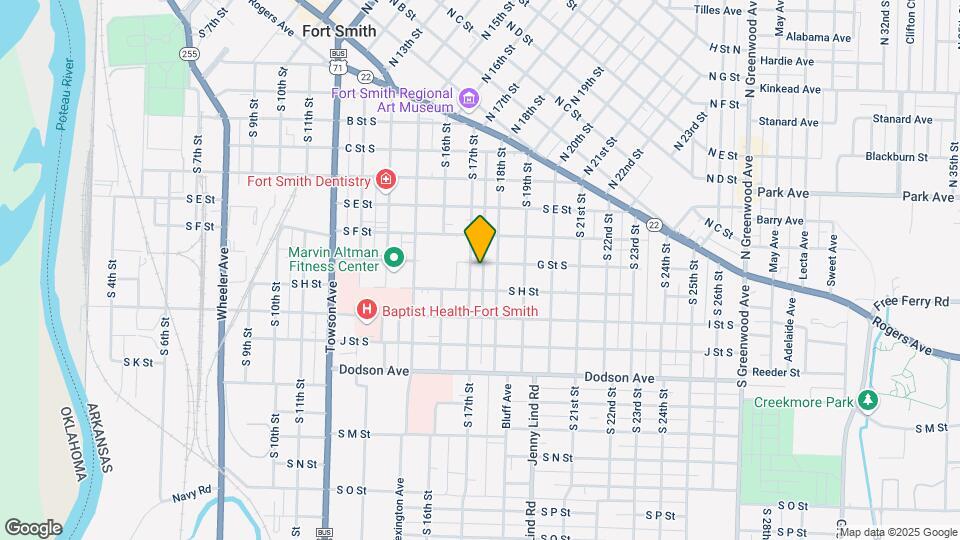 809 S 17th St Mapa y Detalles de la Ubicación