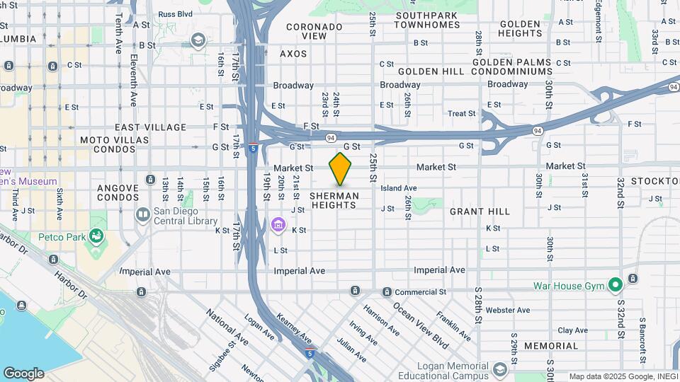 2405 Island Ave Map and Location Details