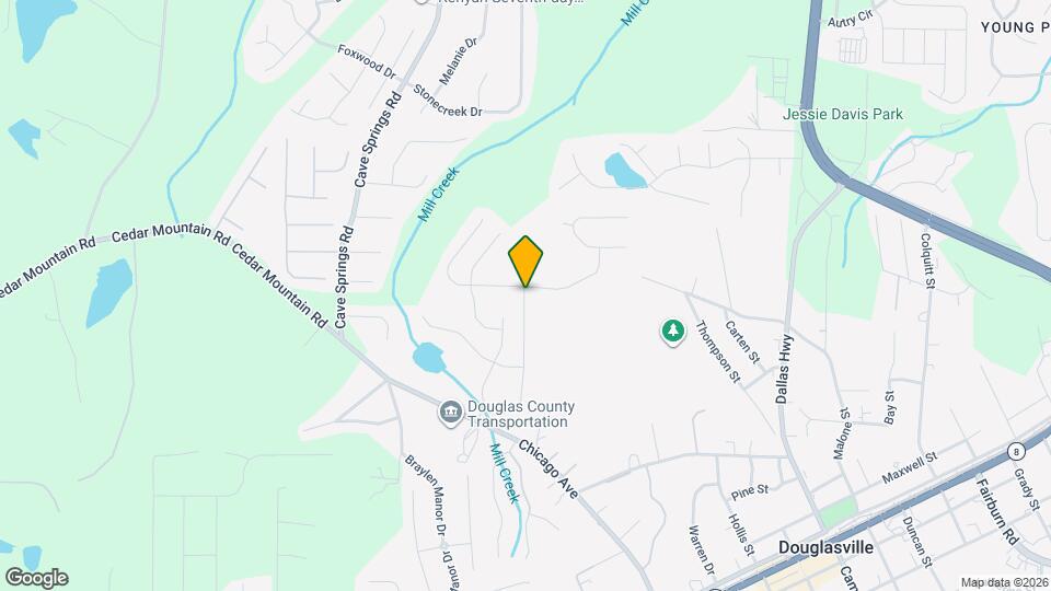 8106 Brookbend Dr Map and Location Details