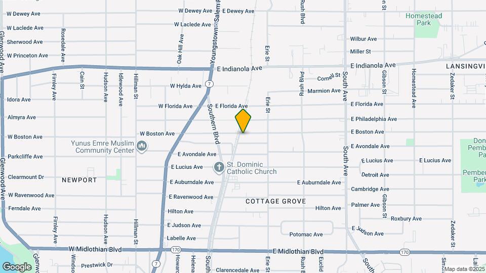 103 E Boston Ave Map and Location Details