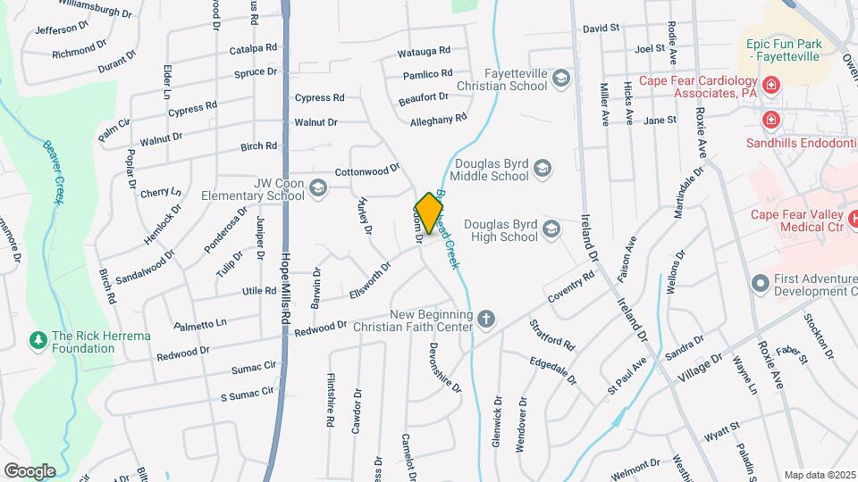 987 Odom Dr Map and Location Details