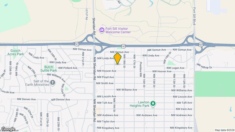 1814 NW Pollard Ave Map and Location Details