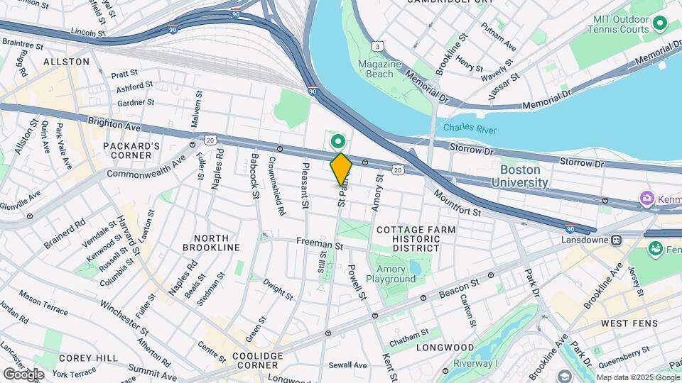 332 St Paul St Map and Location Details