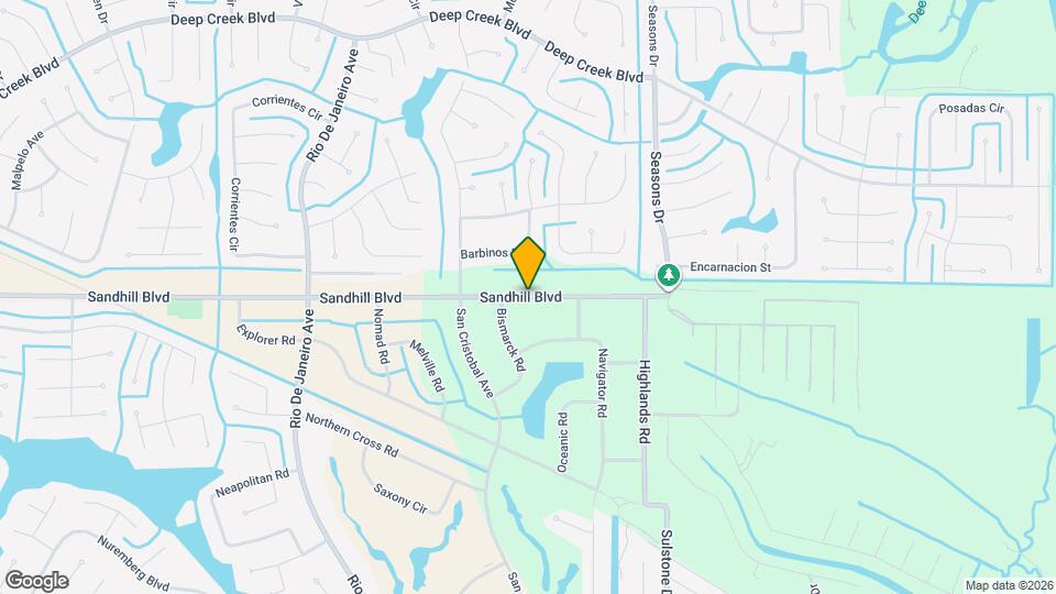 26433 Sandhill Blvd Map and Location Details