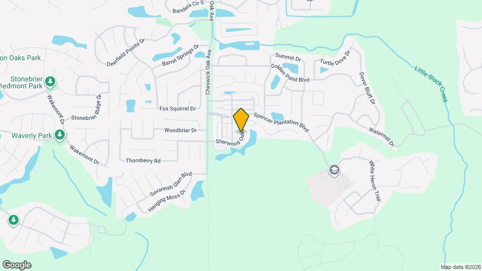 458 Sherwood Oaks Dr Map and Location Details