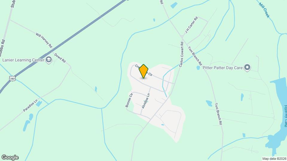 295 Creekside Cir Map and Location Details