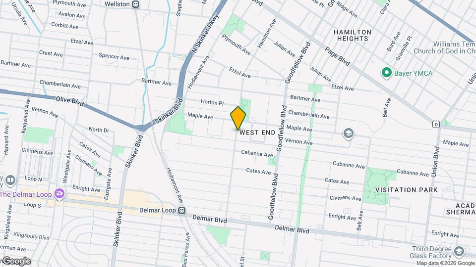 The Hamilton Apartments Map and Location Details