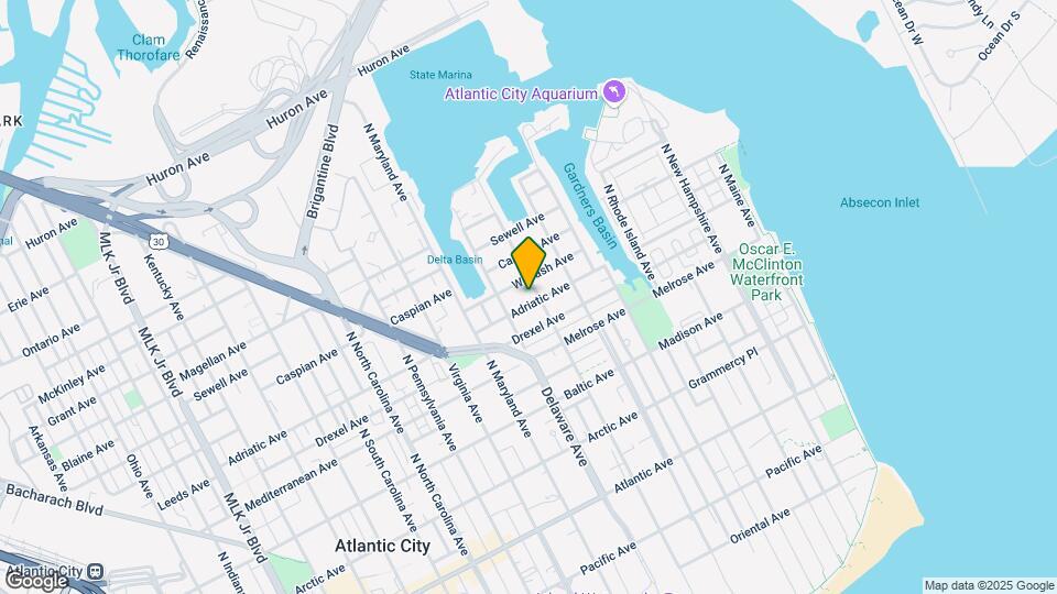 709 Adriatic Ave Map and Location Details