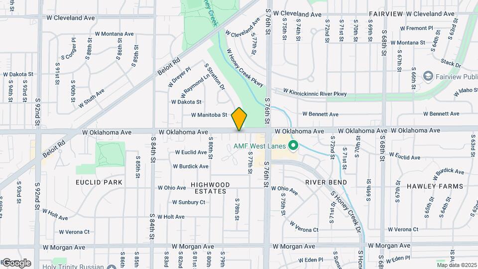 7765 W Oklahoma Ave Map and Location Details