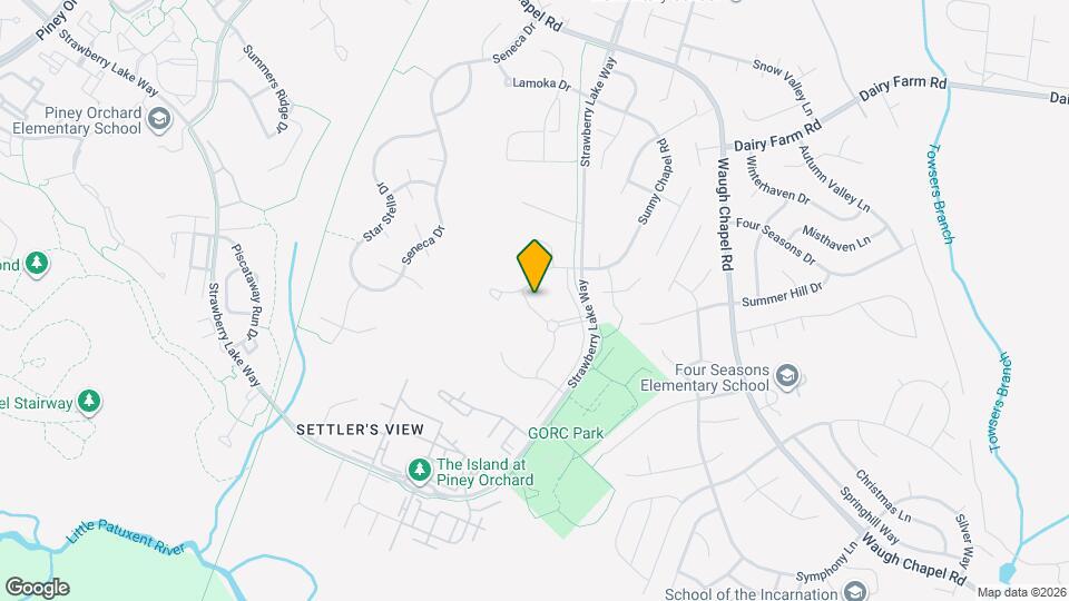2508 Black Oak Way Map and Location Details