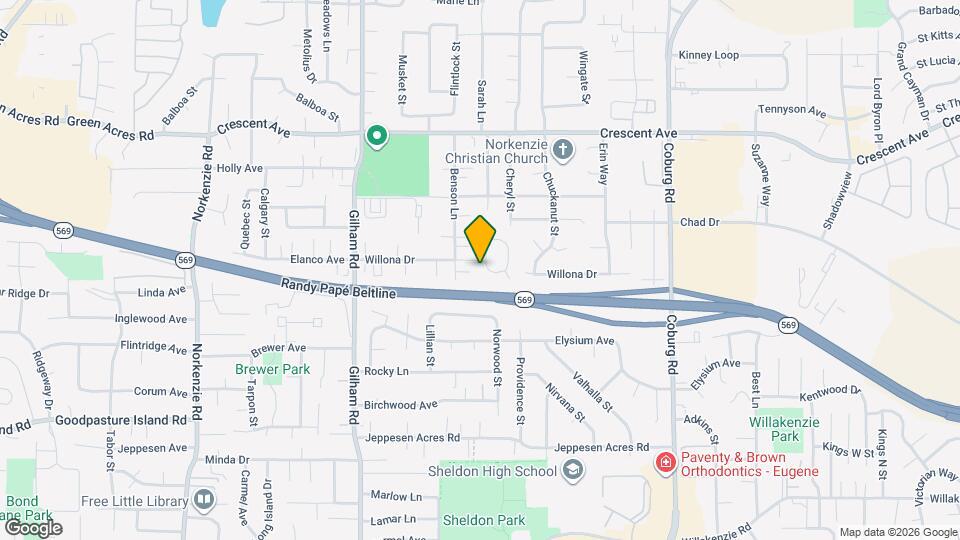 2312 Willona Dr Map and Location Details