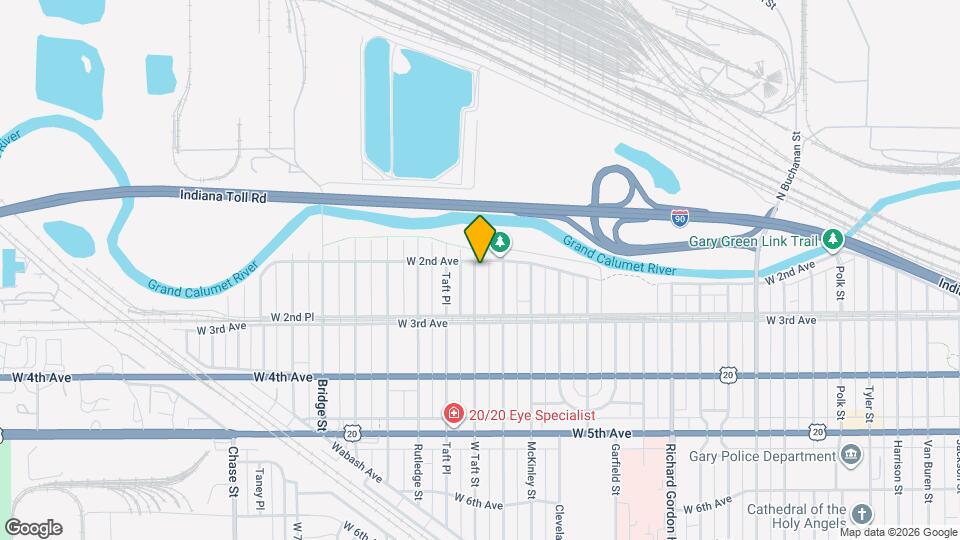 207 W Taft St Map and Location Details