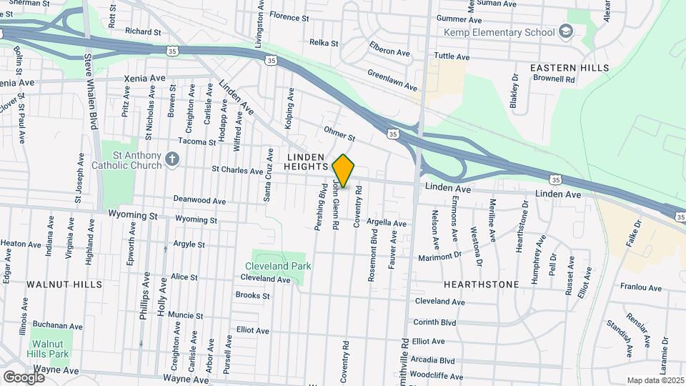 1418 John Glenn Rd Mapa y Detalles de la Ubicación
