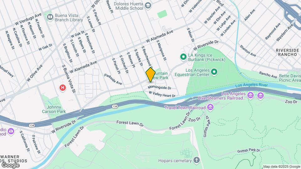 1515 W Morningside Dr Map and Location Details
