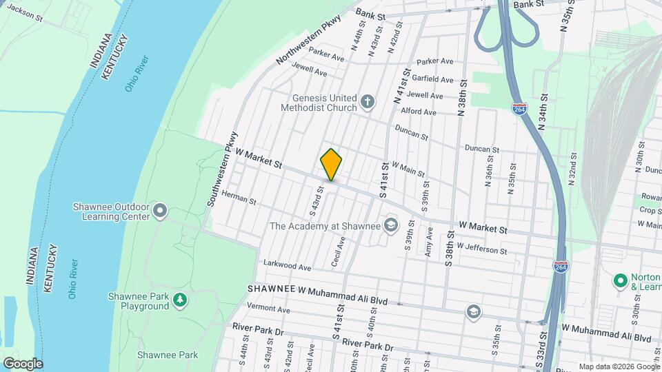 4206 W Market St Map and Location Details