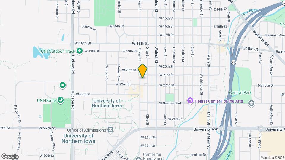 2118 College St Map and Location Details