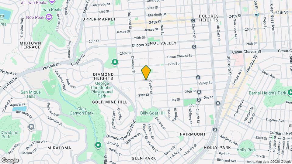 525 28th St Map and Location Details
