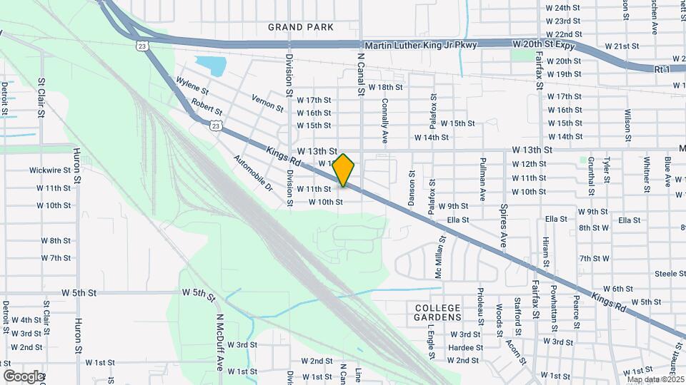 2242 W 11th St Map and Location Details
