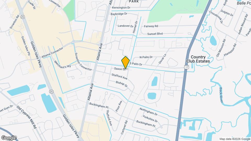 122 Saxon St Map and Location Details