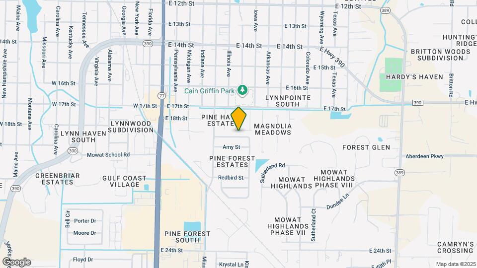 610 E Pine Forest Dr Map and Location Details