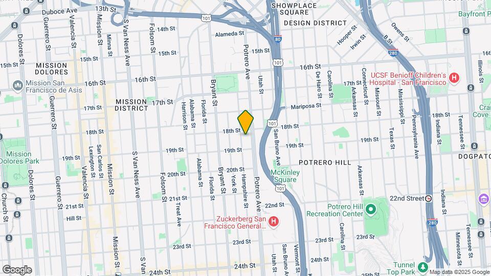 633 Hampshire St Map and Location Details