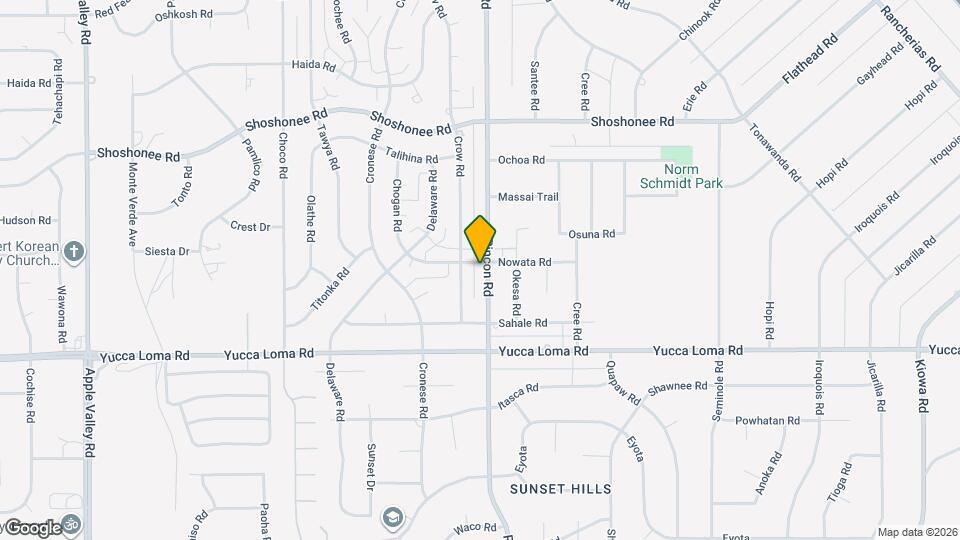 13858 Rincon Rd Map and Location Details