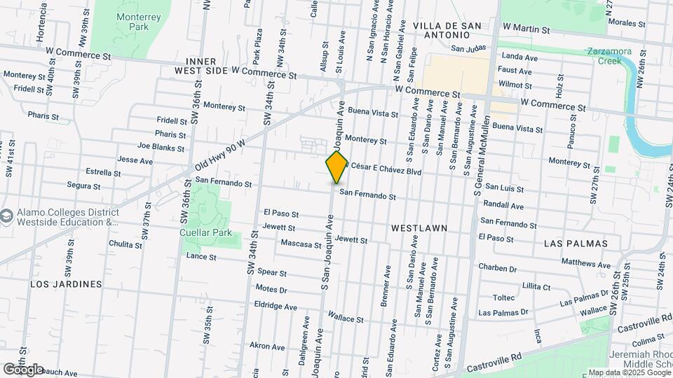 438 S San Joaquin Ave Map and Location Details