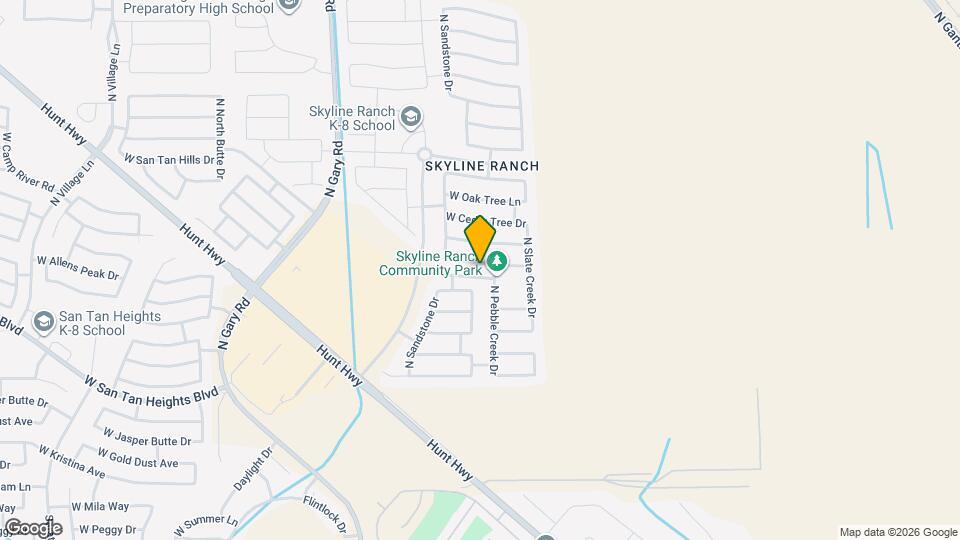 821 W Saguaro Ln Map and Location Details