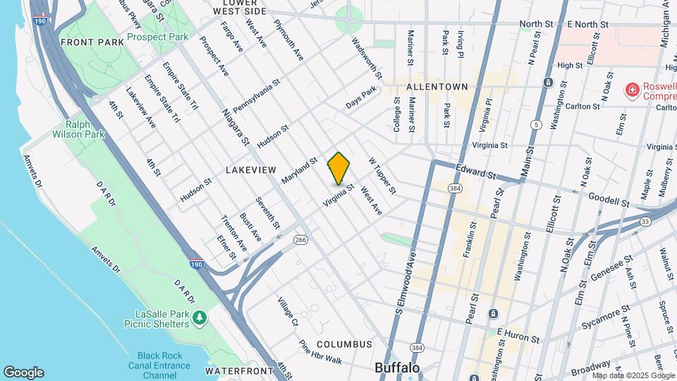 244 Virginia St Map and Location Details
