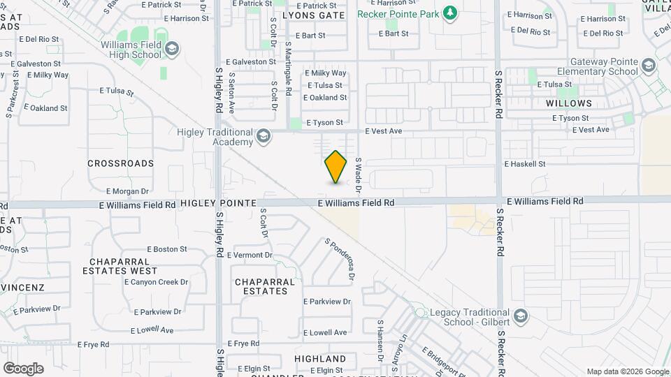 2350 S Wade Dr Mapa y Detalles de la Ubicación