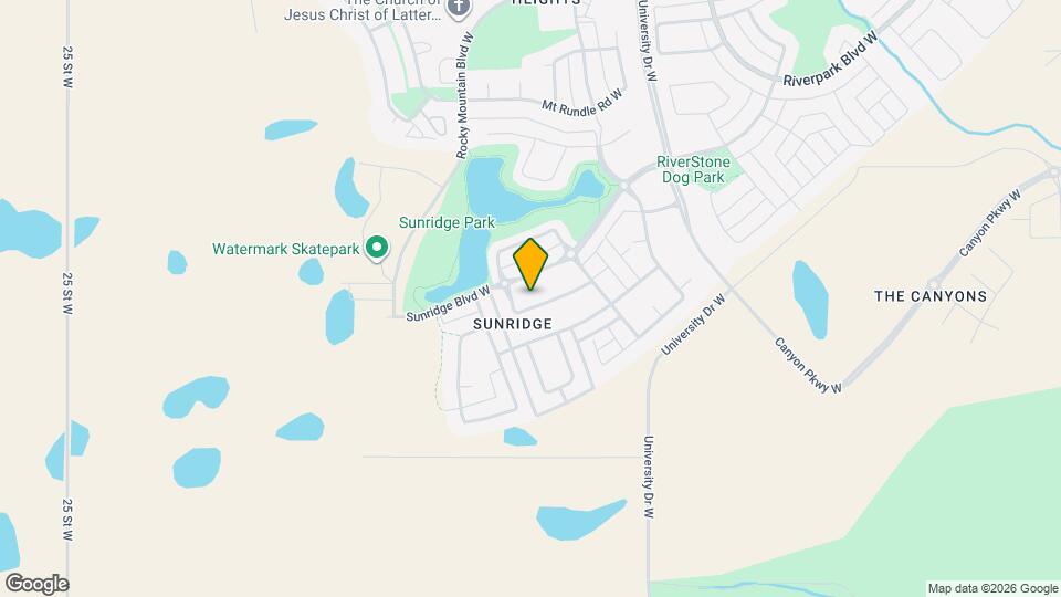755 Mt Sundance Ln W Map and Location Details