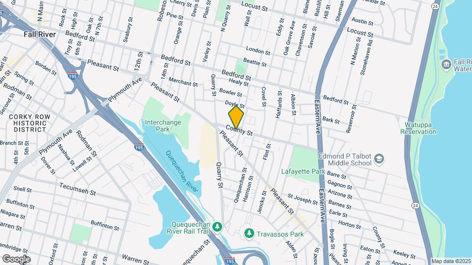 129 County St, Unit 2 Mapa y Detalles de la Ubicación