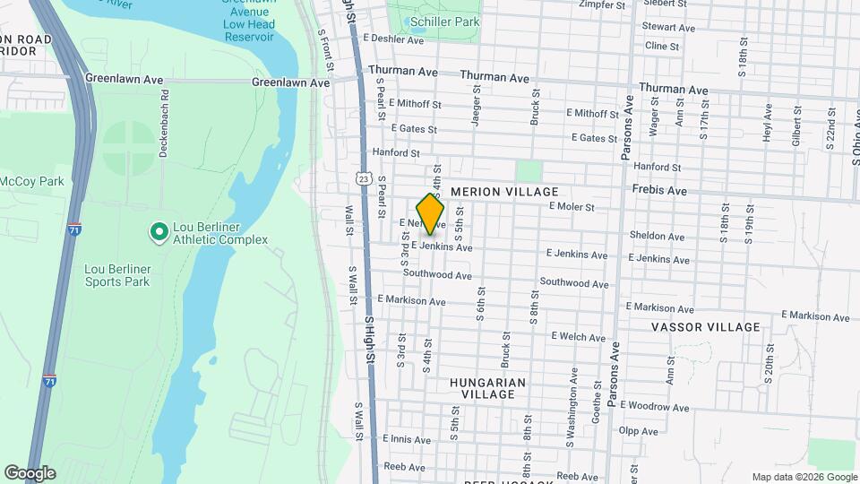 1415 S 4th St Map and Location Details