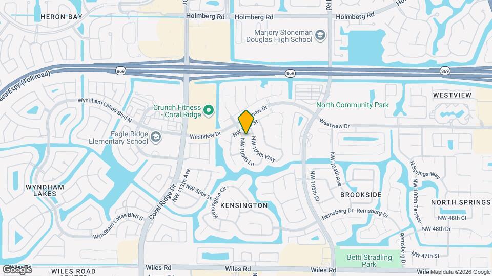 5431 NW 109th Ln Map and Location Details