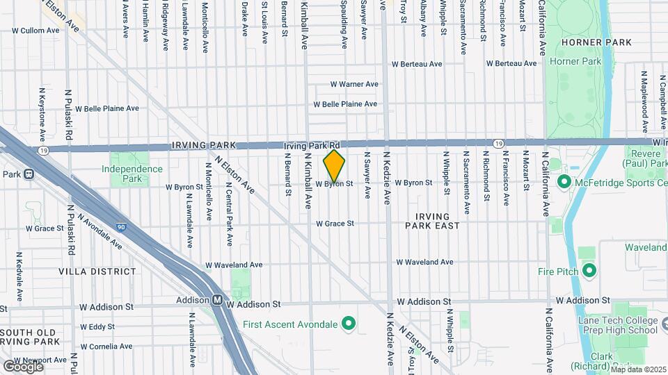 3857 N Christiana Ave Map and Location Details