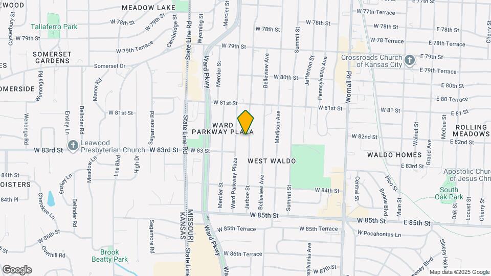 8214 Jarboe St Map and Location Details