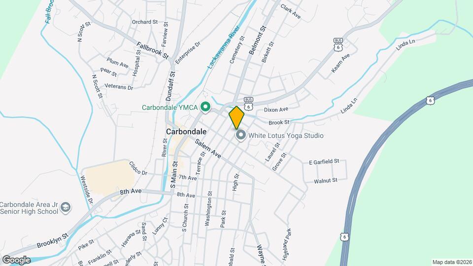 12 Washington St Map and Location Details