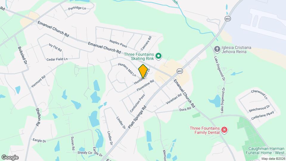 145 Hunters Mill Dr Mapa y Detalles de la Ubicación