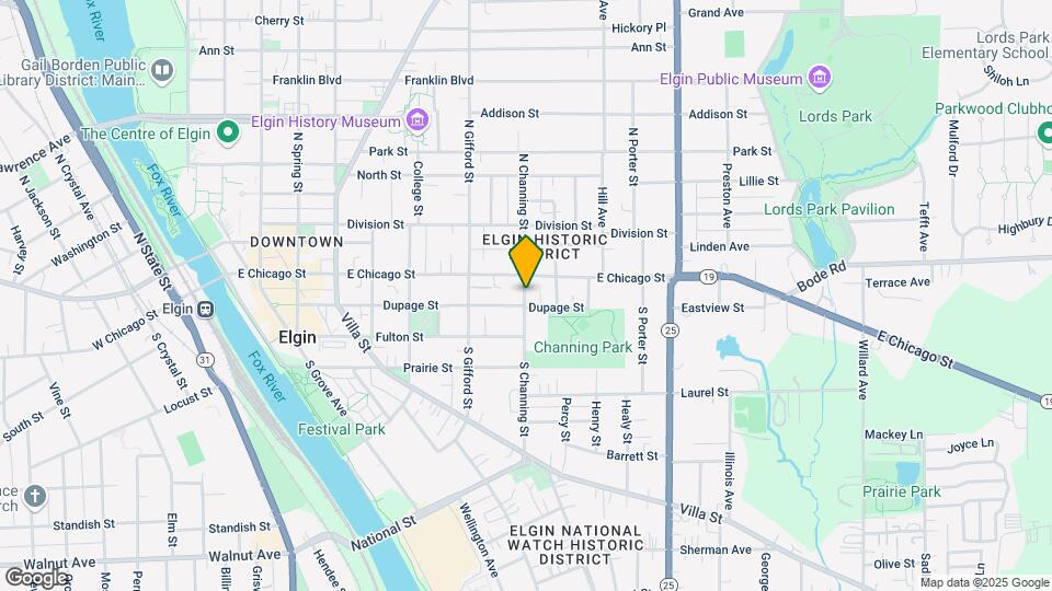 17 S Channing St, Unit 3 Map and Location Details