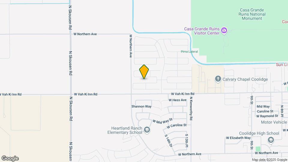 1690 W Toltec Dr Map and Location Details