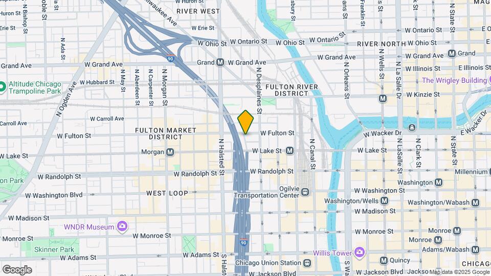 307 N Union Ave Map and Location Details