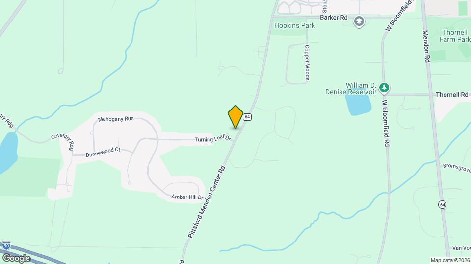 393 Mendon Center Rd Map and Location Details