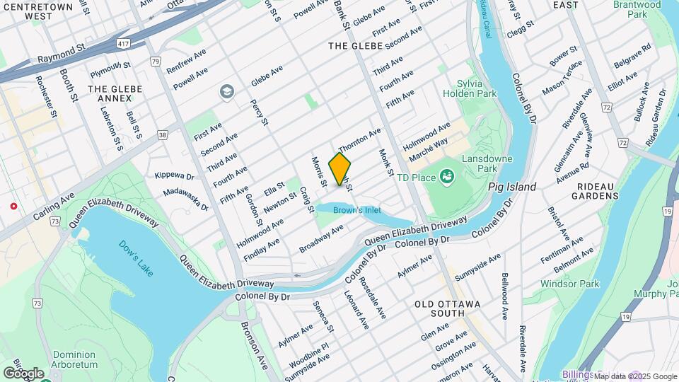 208 Holmwood Av Map and Location Details