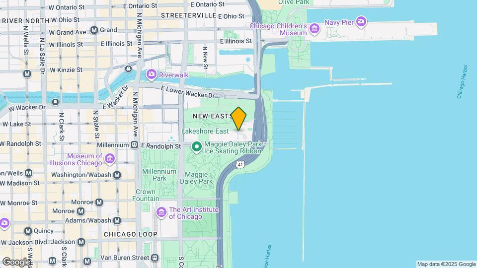 163 N Harbor Dr Mapa y Detalles de la Ubicación